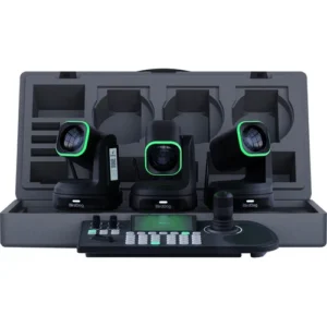 BirdDog X1 Ultra PTZ 3-Camera Bundle with KBD Controller in Black