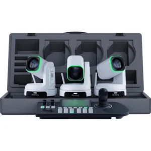 BirdDog X1 Ultra PTZ 3-Camera Bundle with KBD Controller in White
