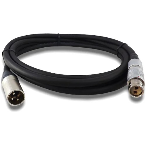 BLUESHAPE PWCAL 3-Pin XLR Male to 2-Pin Fischer Female Power Cord for Arri Alexa Cameras (10 Feet)
