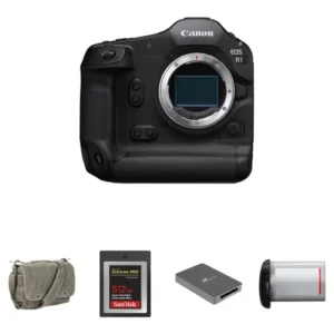 Canon EOS R1 Mirrorless Digital Camera with Essential Accessories Bundle