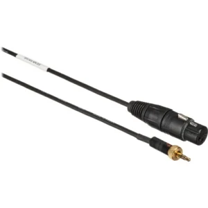 3.5mm TRS to 3-Pin XLR Female Locking Adapter Cable for Sennheiser G3/G4 Transmitter (2 Foot)