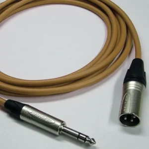 Canare Star Quad 40-Foot XLR Male to 1/4 TRS Male Audio Cable (Brown)