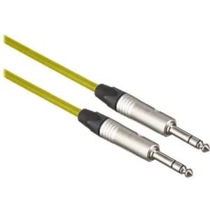 Canare Star Quad 40' Yellow 1/4 TRS Male to Male Cable