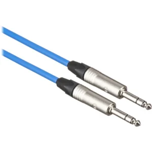 1/4 TRS Male to 1/4 TRS Male Canare Star Quad Cable (Blue, 100 Feet)