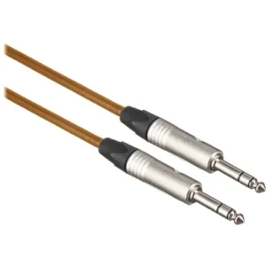 Canare Star Quad 100' Orange 1/4 TRS Male to Male Cable