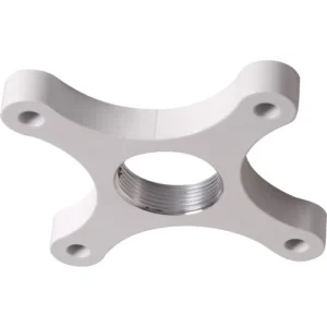 White Designer Ceiling Plate by Chief  5 Size with 1-1/2 NPT Opening