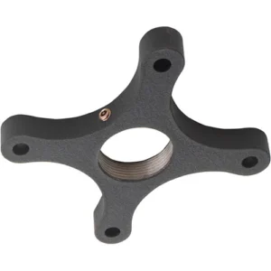 Black Chief Designer 5-Inch Ceiling Plate Featuring 1-1/2-Inch NPT Opening
