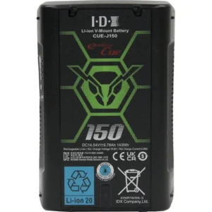 IDX CUE-J150 V-Mount Battery with 143Wh Capacity Advanced System Technology