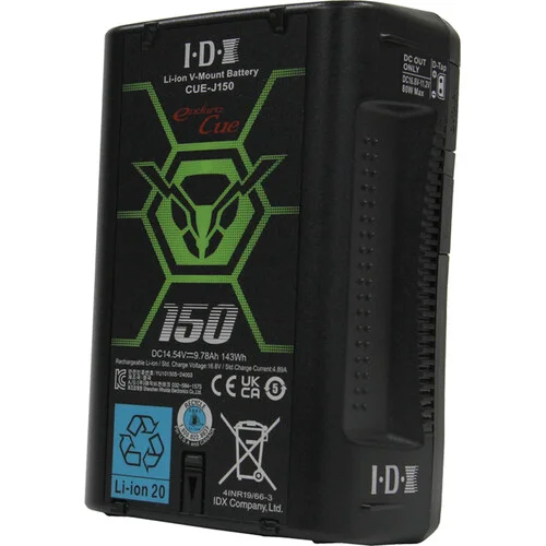IDX CUE-J150 V-Mount Battery with 143Wh Capacity  Advanced System Technology - Image 5
