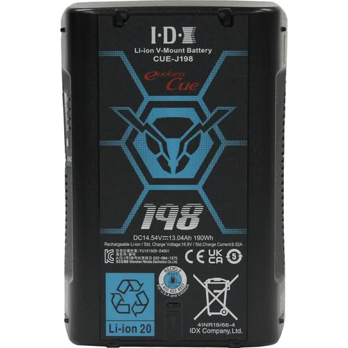 V-Mount Battery CUE-J198 by IDX System Technology  190Wh Power Solution