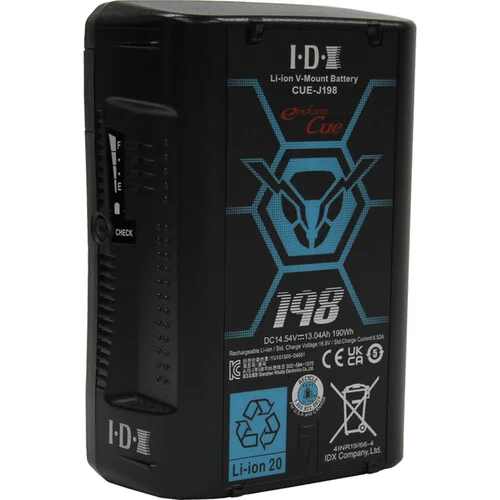 V-Mount Battery CUE-J198 by IDX System Technology  190Wh Power Solution - Image 3