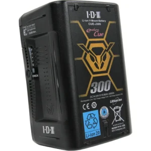 CUE-J300 High-Capacity V-Mount Battery (286Wh) by IDX System Technology