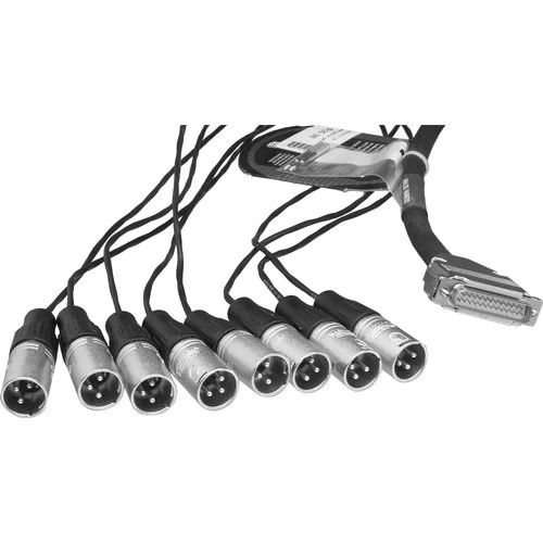 Pro Co Sound DB25 to 8 XLR Male Multitrack Cable 5 Foot - Image 2