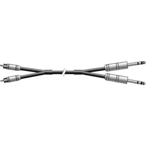 Pro Co Sound DK Dual 2.25-Inch Male to RCA Male Audio Patch Cord - 20 Feet