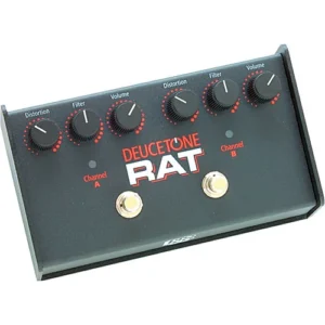 Dual-Channel Deucetone RAT Guitar Distortion Pedal  Pro Co Sound Analog Effects