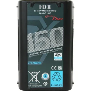 IDX DUO-C150P V-Mount Li-Ion Battery 145Wh High-Load System Technology
