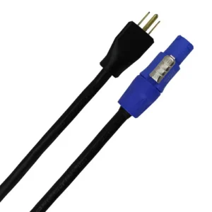 Pro Co Sound eCord Neutrik powerCON NAC3FCA Male to NEMA 5-15P Male 25-Foot Cable
