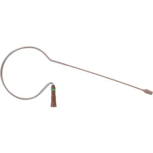 Countryman E6 Omni Directional Earset Microphone, Ultra-High Gain, Features Removable 1mm Cord and TA4F Plug Compatible with Shure & Beyerdynamic Wireless Systems (Cocoa)