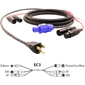 Pro Co Sound EC3 75-Foot Siamese Twin AC and Audio Combination Cable