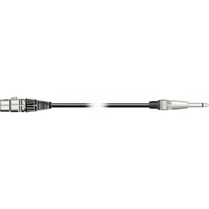 Pro Co Sound Excellines Lo-Z to Hi-Z Adapter Cable - 25ft, 1/4 Male to XLR Female