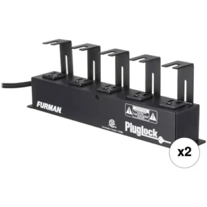 Furman 2-Pack Locking Power Distribution Strip (15A, 120V)