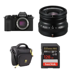 FUJIFILM X-S20 Mirrorless Digital Camera with 16mm f/2.8 Lens & Starter Kit