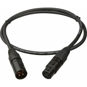 Mogami Gold XLR Microphone Cable - Female to Male, 15 Feet, Black
