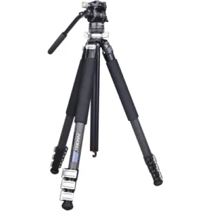 INNOREL F10 Fluid Head Video Tripod Kit with GT254CF Carbon Fiber Legs
