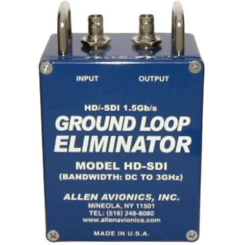 Avionics HD-SDI Video Hum Eliminator by Allen