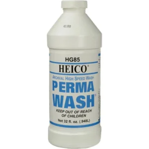 Heico Perma Wash Solution for Black and White Film and Paper, 1 Quart Bottle, 6-Pack