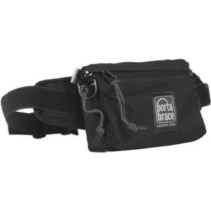PortaBrace HIP-1 Compact Waist Pack for Essentials (Small Size, Midnight Black)