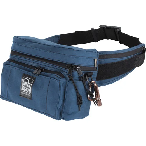PortaBrace Large HIP-3 Signature Blue Hip Pack for Compact Camcorders and Gear - Image 3