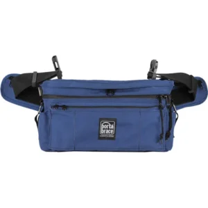 PortaBrace HIP-4 X-Large Signature Blue Hip Pack for Mini DV Camcorder Accessories