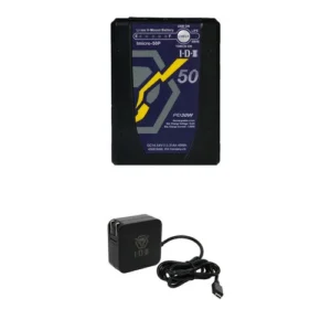 IDX Imicro-50P 49Wh Mini V-Mount Battery Kit with UC-PD1 Pocket Fast Charger and Power Supply