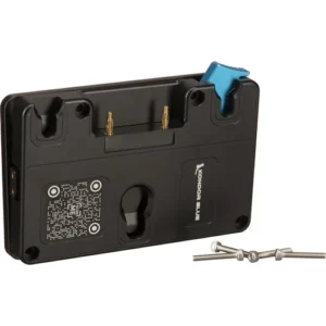 Gold Battery Plate by Kondor Blue for Blackmagic URSA Mini in Raven Black