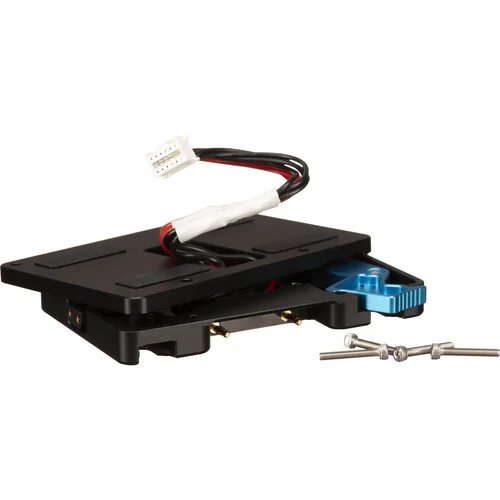 Gold Battery Plate by Kondor Blue for Blackmagic URSA Mini in Raven Black - Image 5