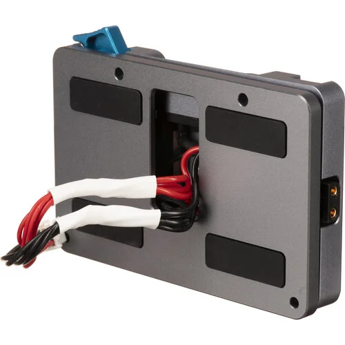 Gold Battery Plate by Kondor Blue for Blackmagic URSA Mini in Space Gray - Image 3