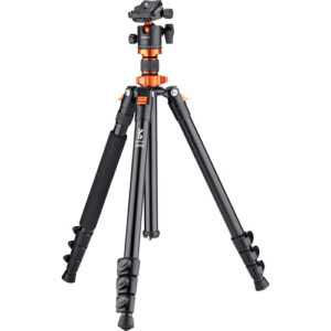 K and F Concept KF09.089 Aluminum Tripod Kit with Monopod and Ball Head for DSLR