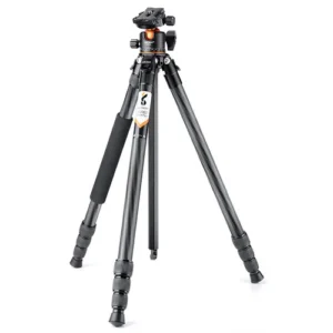 K&F Concept Professional 70 Carbon Fiber Tripod with Monopod and Ball Head