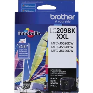 Brother LC209BK Innobella XXL High-Capacity Black Ink Cartridge