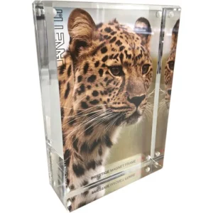 Canetti Design Group Elegant Magnetic Photo Frame (5 x 7 Inches, Transparent)