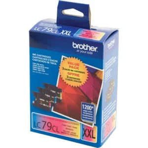 Brother LC793PKS Innobella XXL High-Capacity Cyan, Magenta, and Yellow Ink Cartridges
