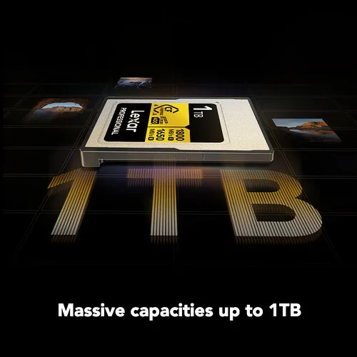 Lexar Professional 1TB GOLD CFexpress Type A 4.0 Memory Card - Image 6