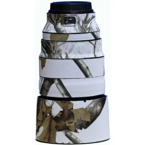 Nikon Z 135mm Lens Cover by LensCoat in Realtree AP Snow