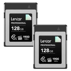 Lexar Professional CFexpress Type B Diamond Series 128GB Memory Card (2-Pack)