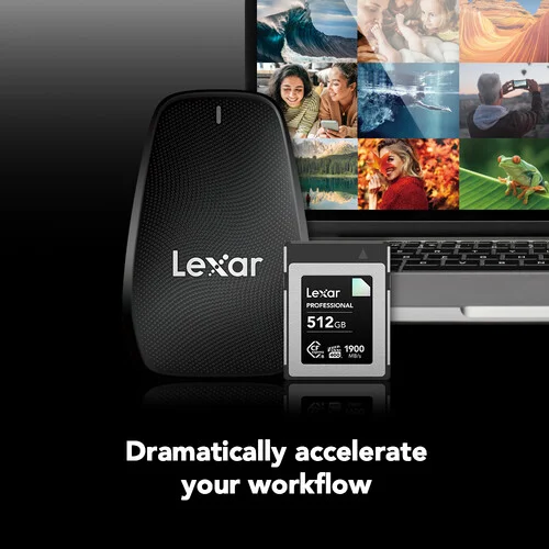 Lexar Professional 512GB CFexpress Type B DIAMOND Memory Card - Image 5