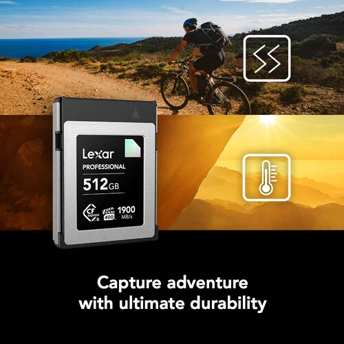 Lexar Professional 512GB CFexpress Type B DIAMOND Memory Card - Image 7