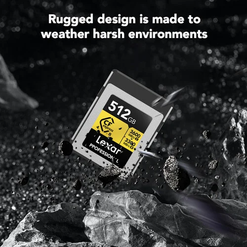 Lexar Professional 512GB GOLD CFexpress Type B 4.0 Memory Card - Image 5