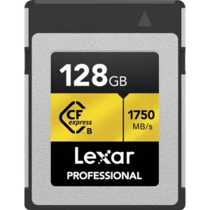Lexar Professional 128GB GOLD Series CFexpress Type B Memory Card