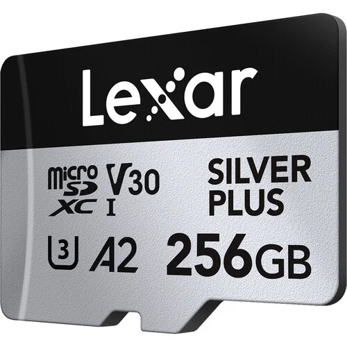 Lexar Professional SILVER PLUS 256GB UHS-I microSDXC Memory Card with SD Adapter (5-Pack) - Image 5